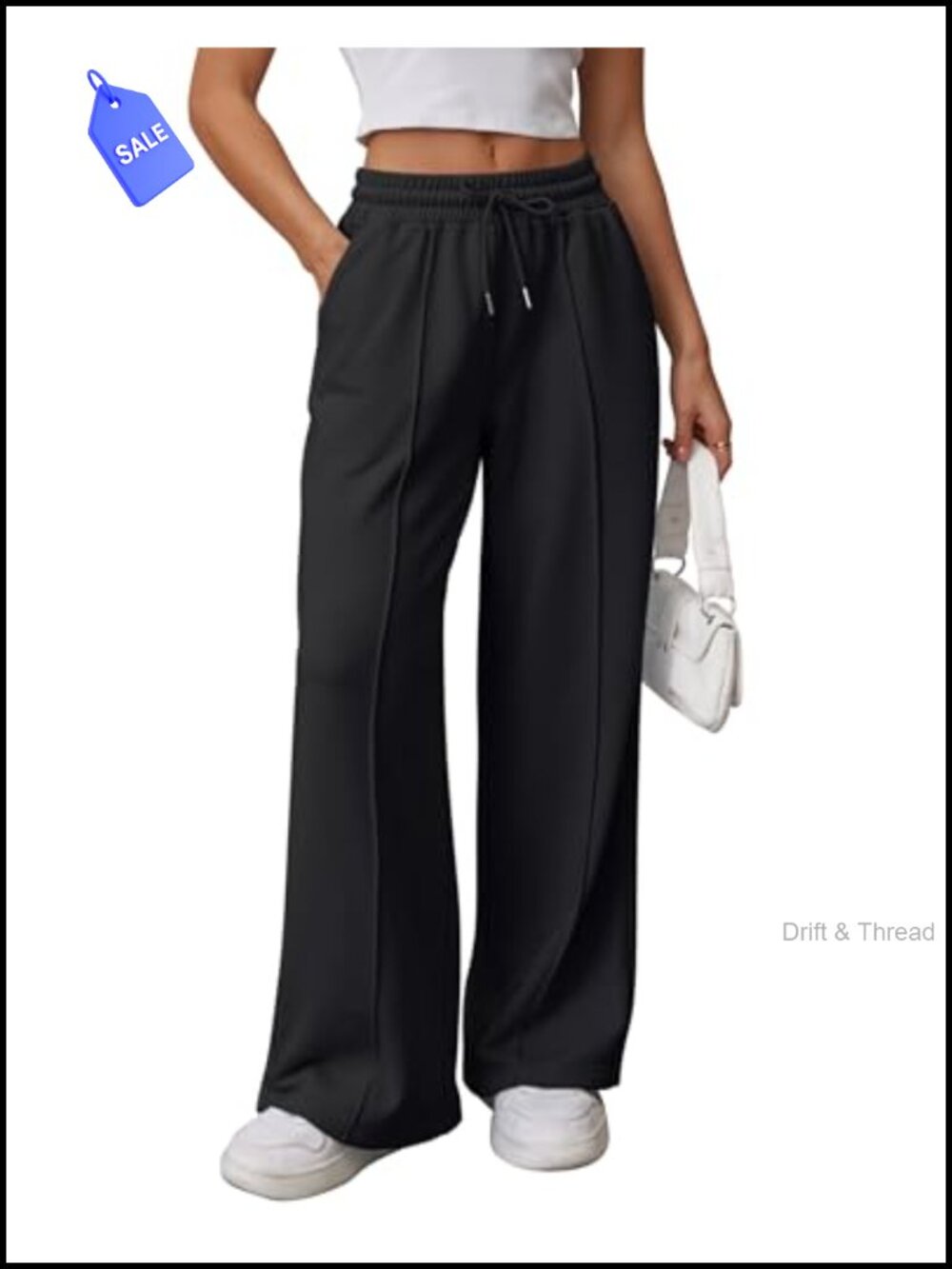 Womens Wide Leg Sweatpants High Waisted Baggy Lounge Pants